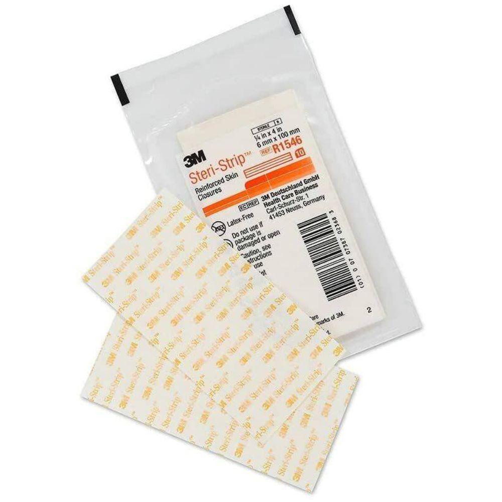 3M Steri-Strip 6mm x 100mm Inchideri cu piele ranforsate (pachet 10)