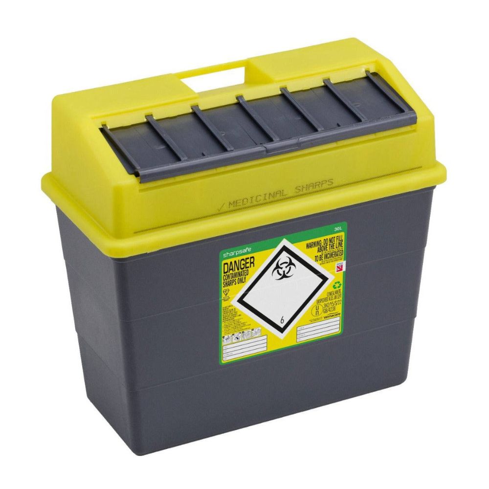 30 litran Sharpsafe-keltainen terävinastia