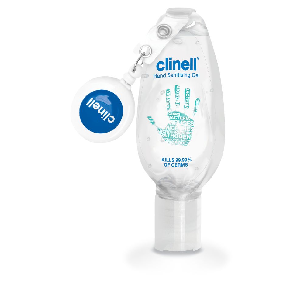 Clinell hånddesinfiserende gel med klips 50ml