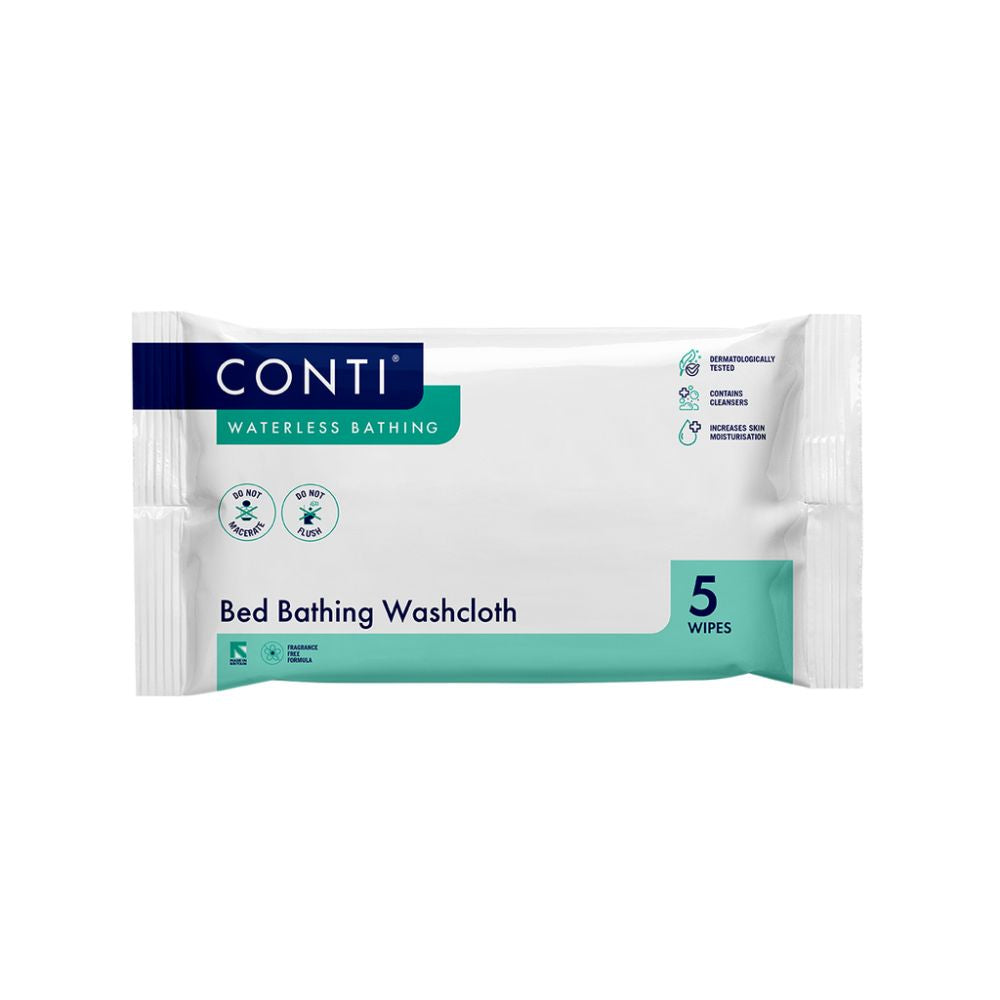 Conti Bed Baðþvottur Ilmlausir 5 klútar
