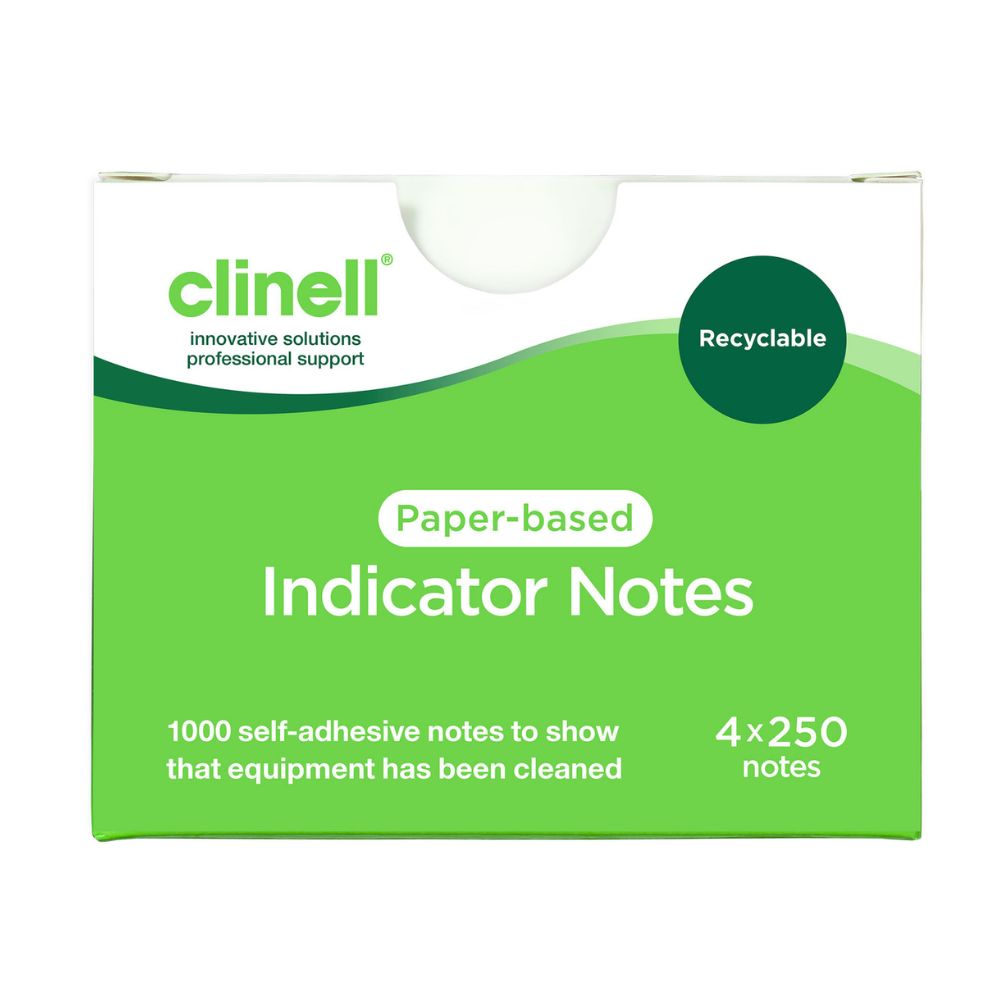 Indicatore Clinell Notes Scatola verde da 4 x 250 note