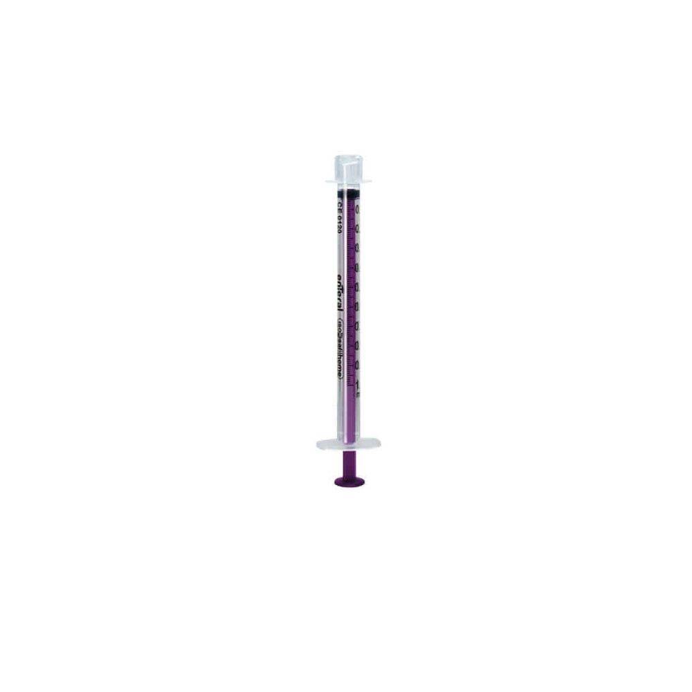 Jeringas enterales ISOSAF reutilizables de baja dosis de 1 ml para el hogar