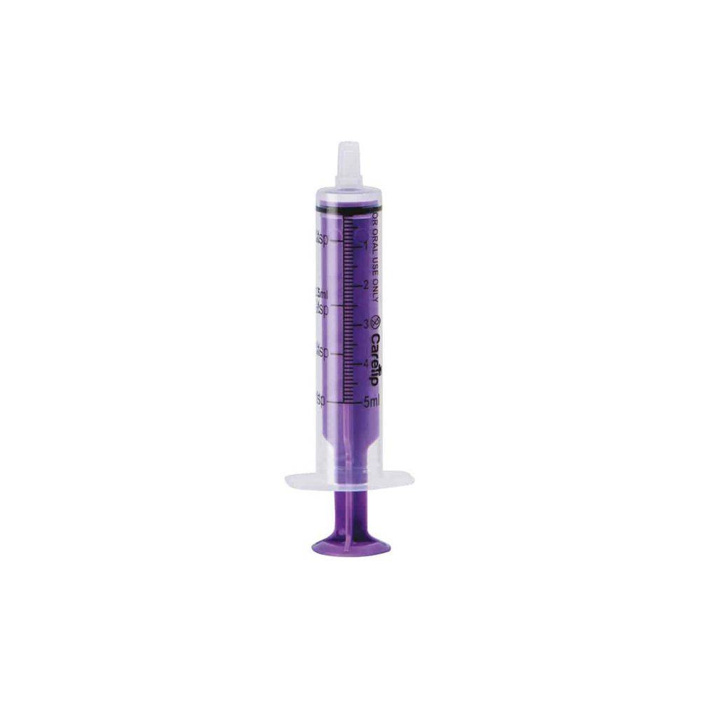 5ml CareTip munnleg/innri fæðing einnota sprautur