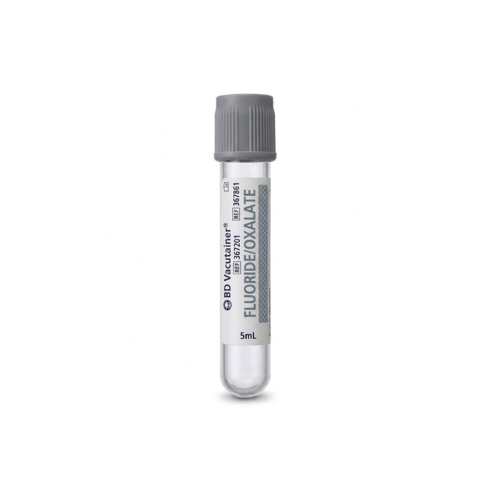 5ml BD Vacutainer Fluoride/Oxalate Grey Blood Collection Tubes