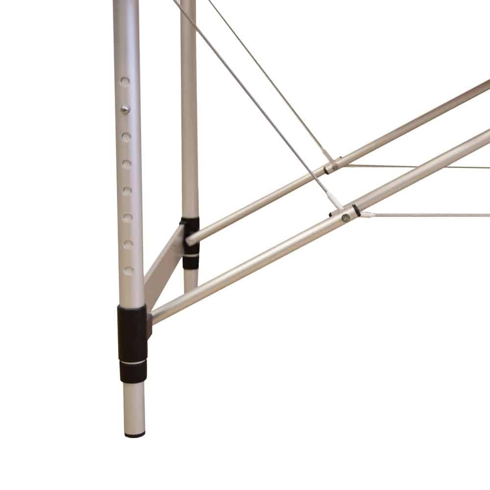 186 x 70 cm Blue Portable Examination Table  - UKMEDI - UK MEDICAL SUPPLIES
