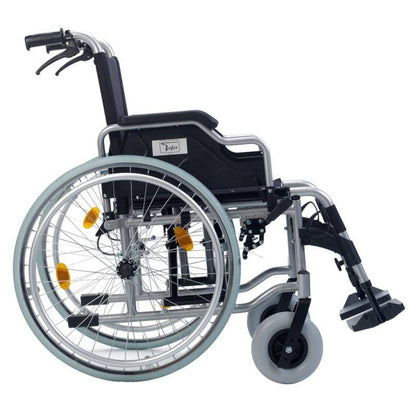 Silla de ruedas de aluminio ligera