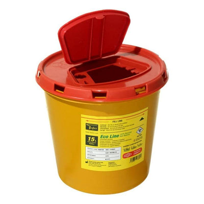 1,5 liters Eco Line Sharps-behållare