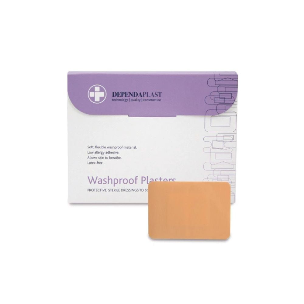 7.5cm x 5cm Reliance Dependaplast Washproof Plasters