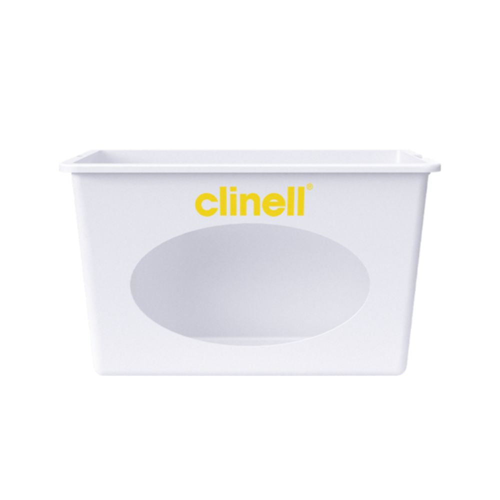 Dispenser per salviette detergenti Clinell montato a parete