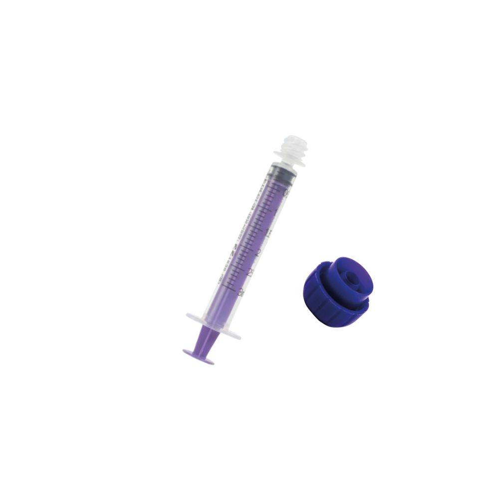 3ml ENFit Low Dose ISOSAF seringă de unică folosință și capac cu montare prin împingere