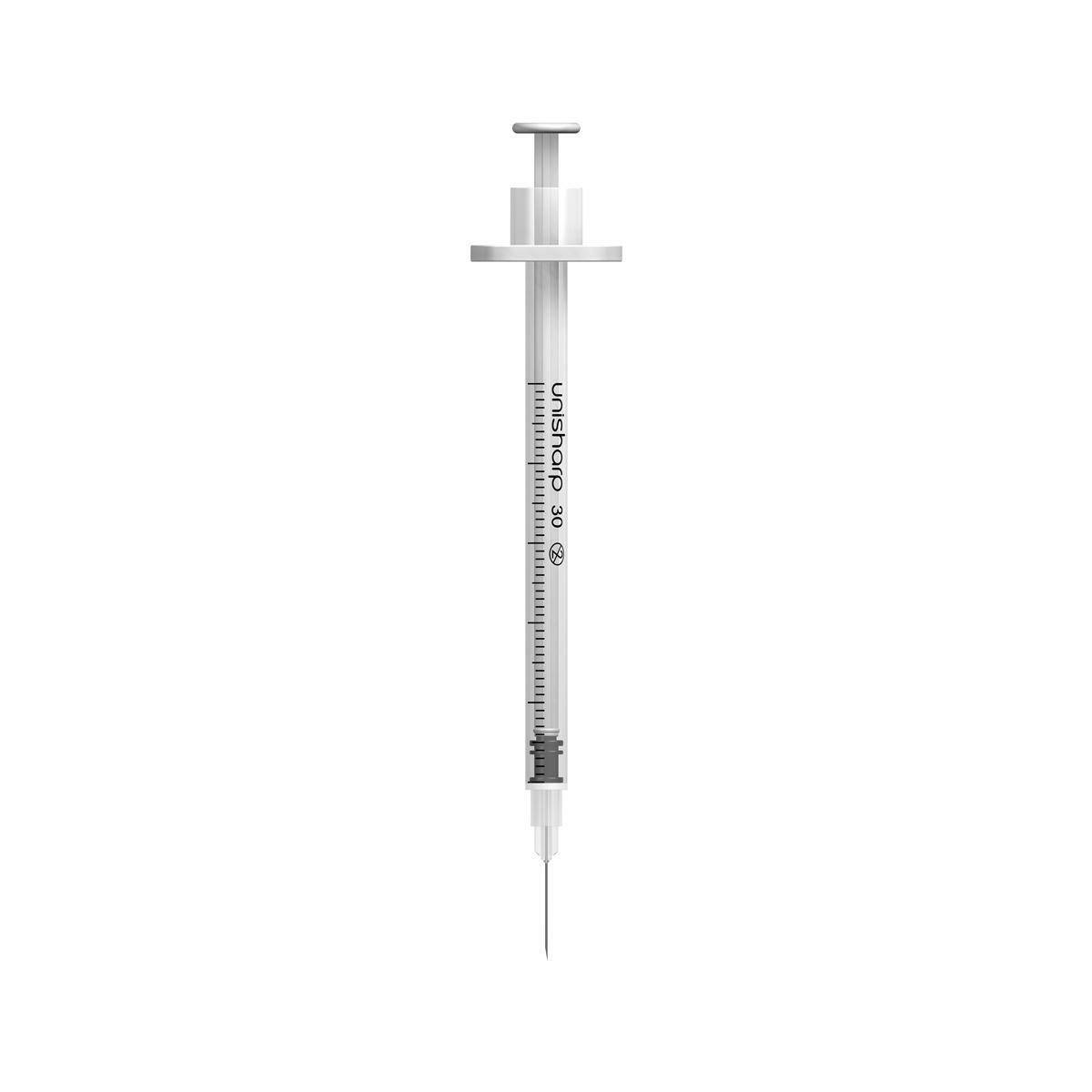 0,5 ml 0,5 palce 30g stříkačka a jehla Unisharp u100
