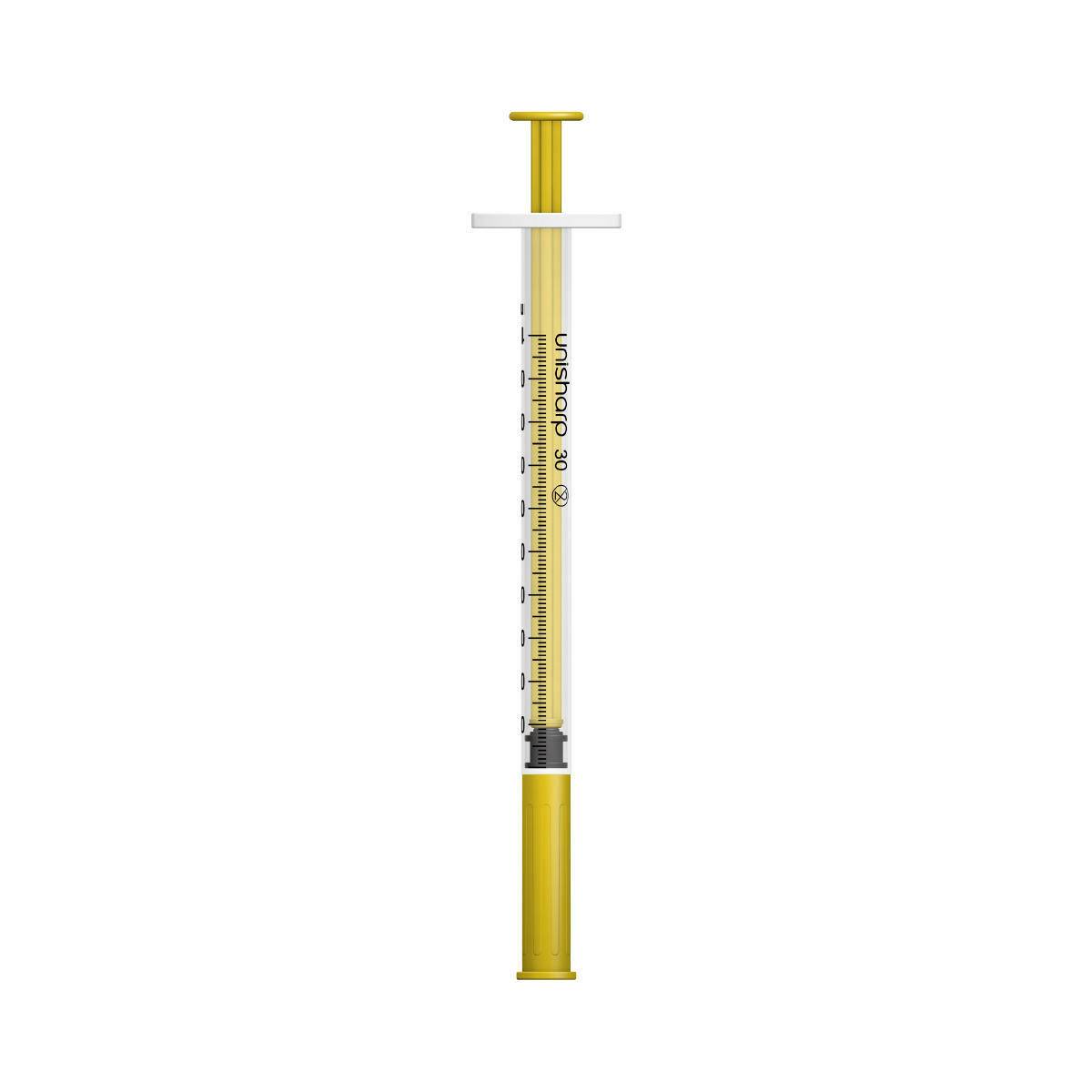 1 ml 0,5 palce 30g zlatá stříkačka a jehla Unisharp u100