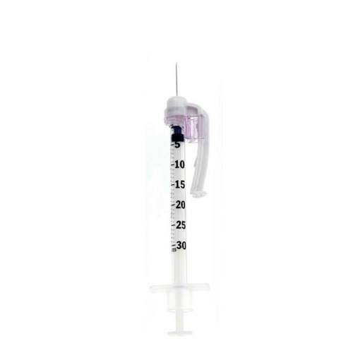 0,3ml 30g 8mm BD Safety Glide Spuit en Naald u100