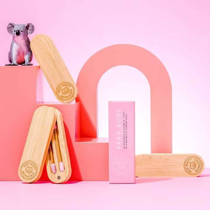 Bear Buds Opakovaně použitelné silikonové Q-Tips