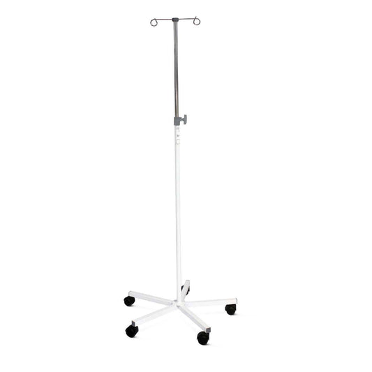 127cm - 200cm Mobile Infusion Stand Mild Steel