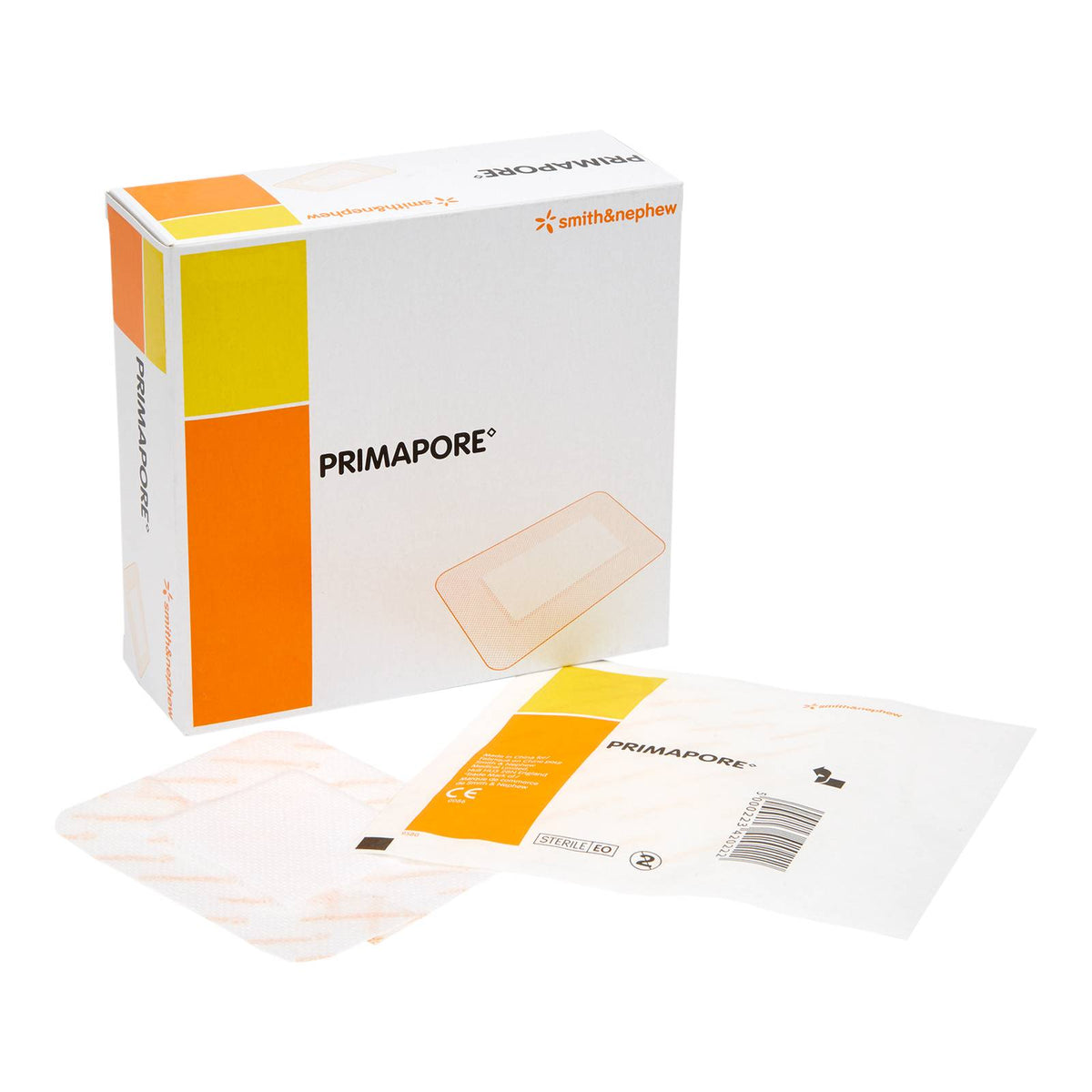 Opatrunki chłonne Primapore o wymiarach 10 cm x 8 cm z samoprzylepną obwódką