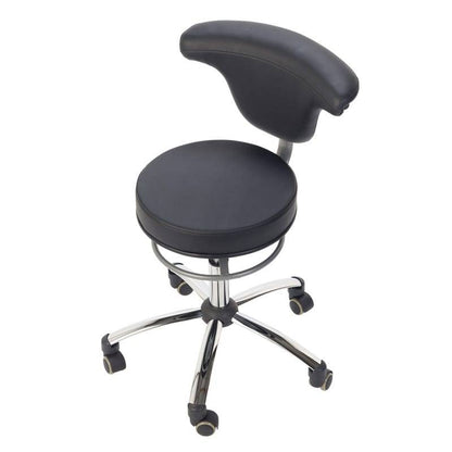 Black Medical Swivel Chair - UKMEDI - UK MEDICAL SUPPLIES