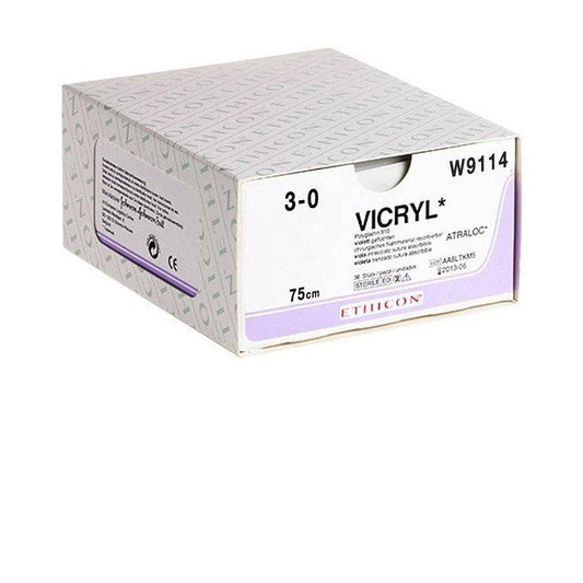 Suture violette Ethicon Vicryl de 75 cm