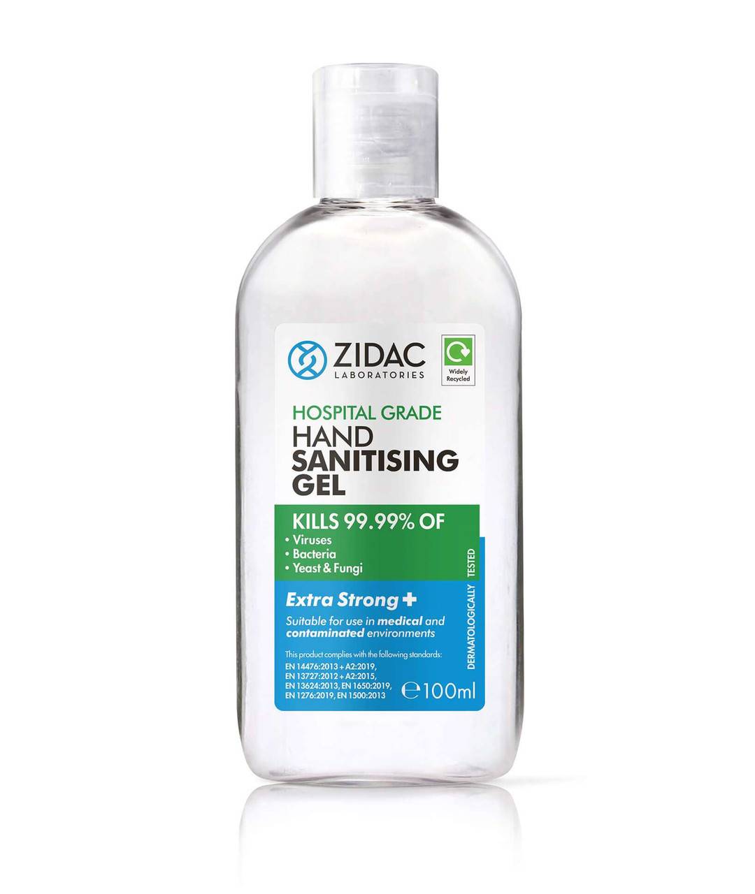 Żel do dezynfekcji rąk Zidac klasy szpitalnej 100 ml